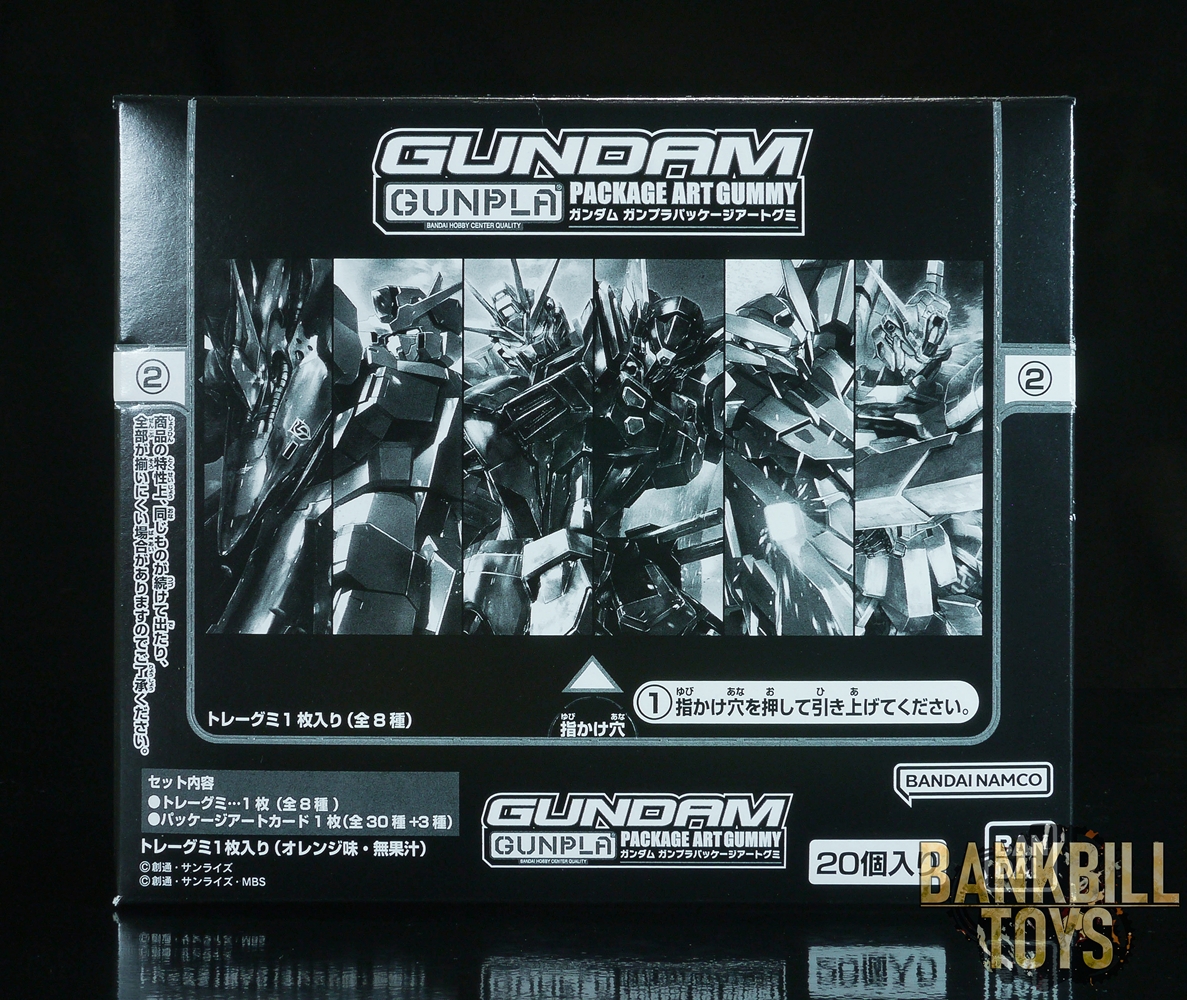 กันดั้ม Bandai Candy Toy Mobile Suit Gundam Gunpla Package Art Gummy Box [20 Packs]
