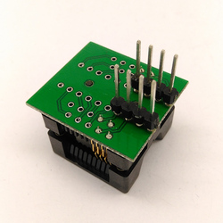 ตัวแปลง Socket SOIC8 200-209mil SOP8 DIP8 ใช้กับ Bios เบอร์ขึ้นต้นด้วย 25