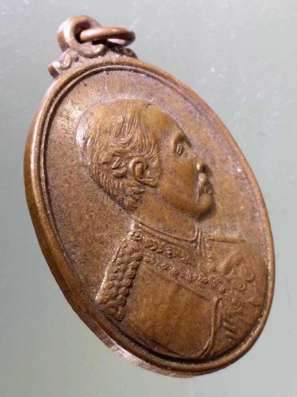 Antig Pim 303 เหรียญรัชกาลที่ 5 หลังสมเด็จพระพุฒาจารย์โต พรหมรังษี ไม่ทราบวัดที่สร้าง