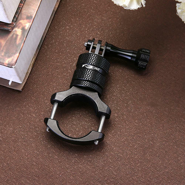 ขาจับแฮนด์อลูมิเนียม หัวหมุนได้ 360 องศา สำหรับกล้อง GOPRO Bicycle Mount Bike Motorcycle Holder