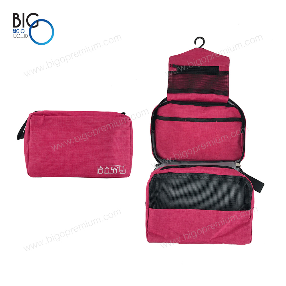 กระเป๋าจัดระเบียบพรีเมี่ยม ใส่อุปกรณ์อาบน้ำ พับเก็บได้ 3 ชั้น