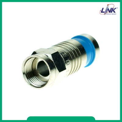 UC-0066 F-Type CONNECTOR for RG 6 , COMPRESSION Type คีมอัดกั้นน้ำ TC-2315 หรือ UC-8289้