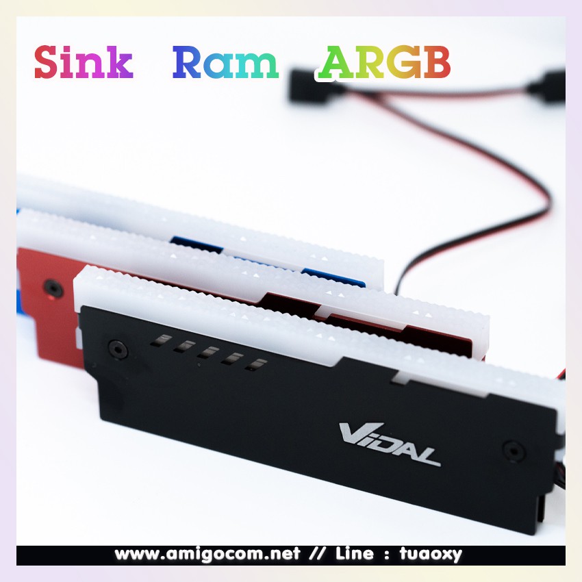 Sink Ram มีไฟARGB สามารถปรับไฟได้ หัว3พิน