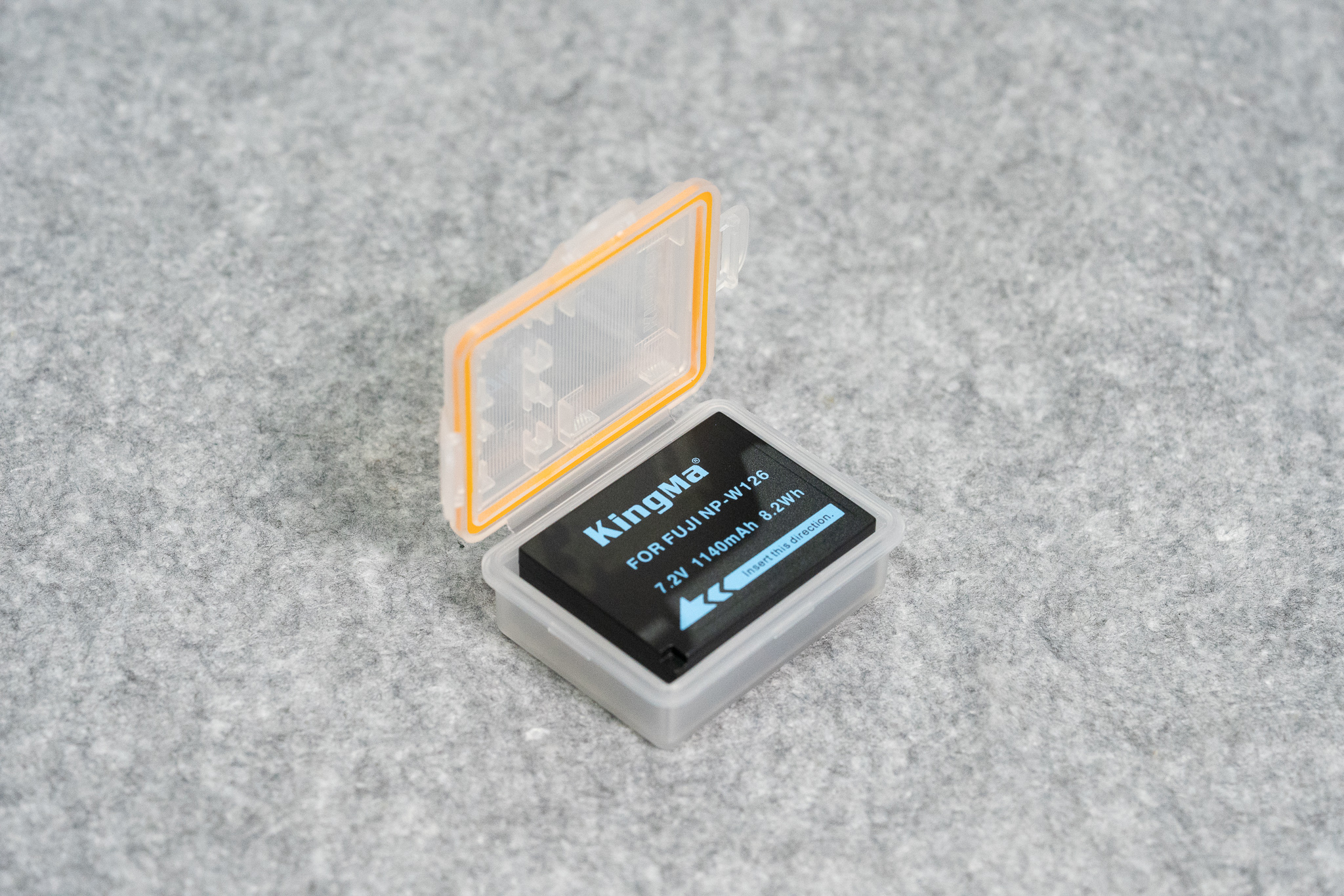 กล่องใส่แบตFuji NP-W126S เก็บและกันกระแทกได้ดี