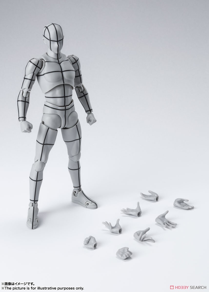 เปิดรับPreorder มัดจำ 300 บาท S.H.Figuarts Body-kun -Wire Frame- (Gray Color Ver.) (PVC Figure)