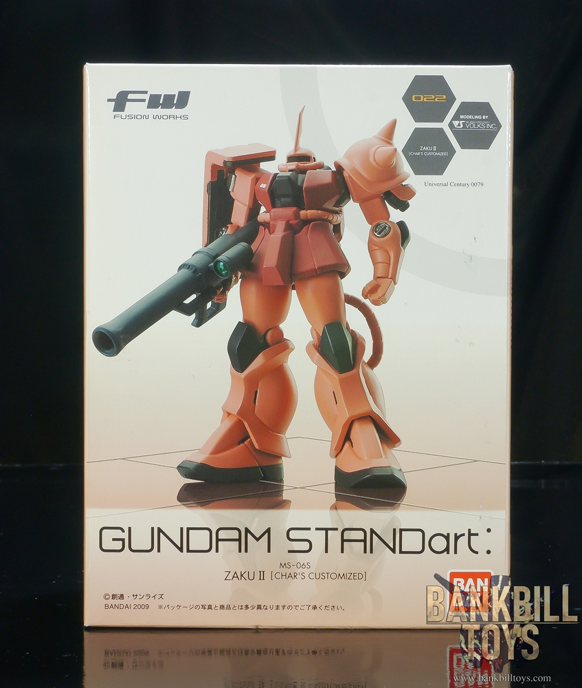กันดั้ม Bandai Candy Toy FW Gundam STANDart: 6 No.022 MS-06S Zaku II [Char Aznable's Custom]