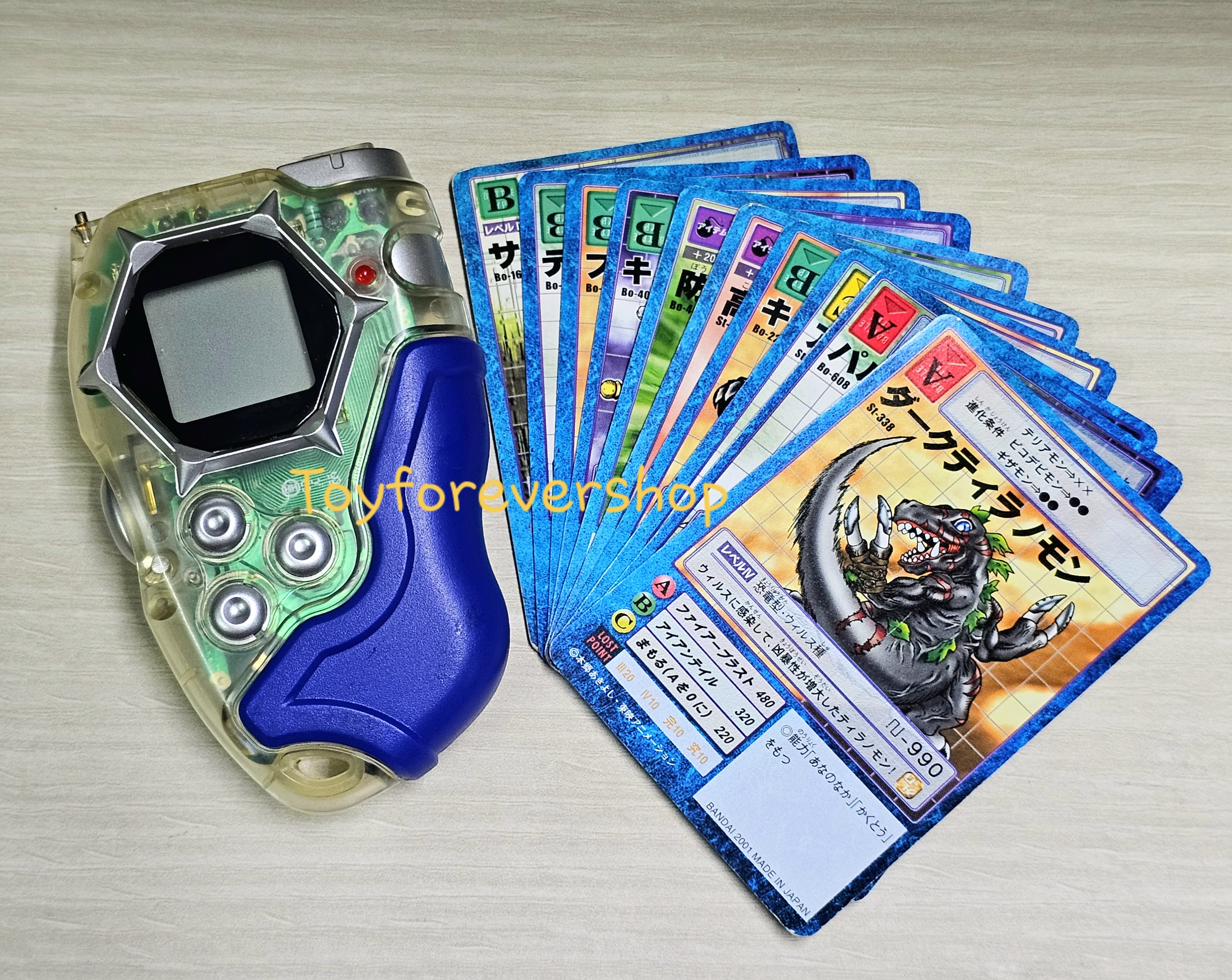 Digimon Digivice D-Tector Ver.2 Eng สีใส แท้ ดิจิมอน ดิจิไวซ์