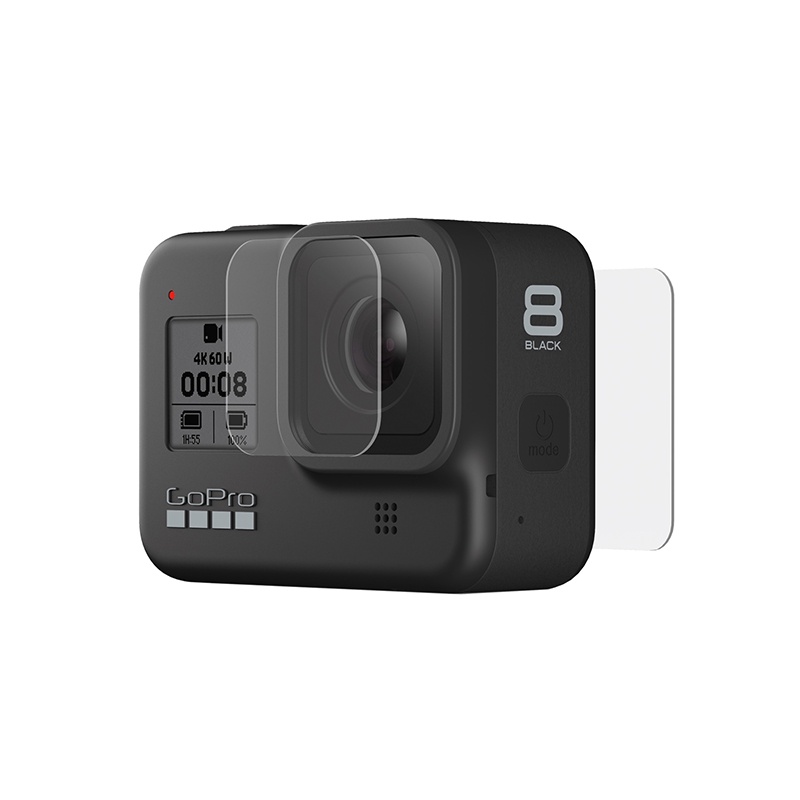 GoPro 8 Tempered Glass Lens + Screen Protectors ของแท้โกโปร