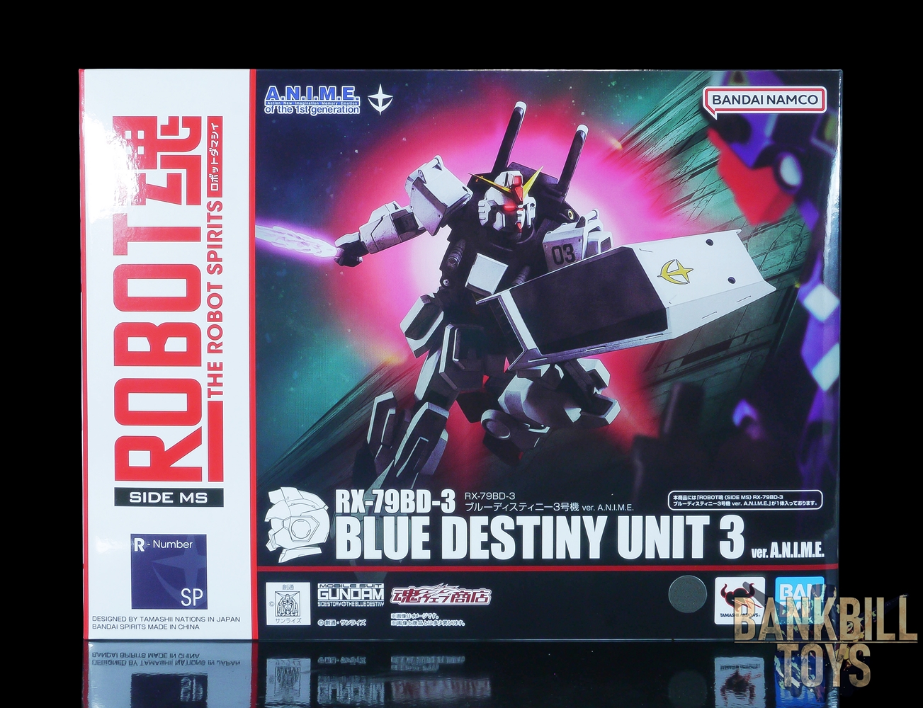 กันดั้ม Bandai Spirits Premium Bandai Tamashii Web Shop Limited The Robot Spirits <SIDE MS> R-SP RX-79BD-3 Blue Destiny Unit 3 Ver. A.N.I.M.E.