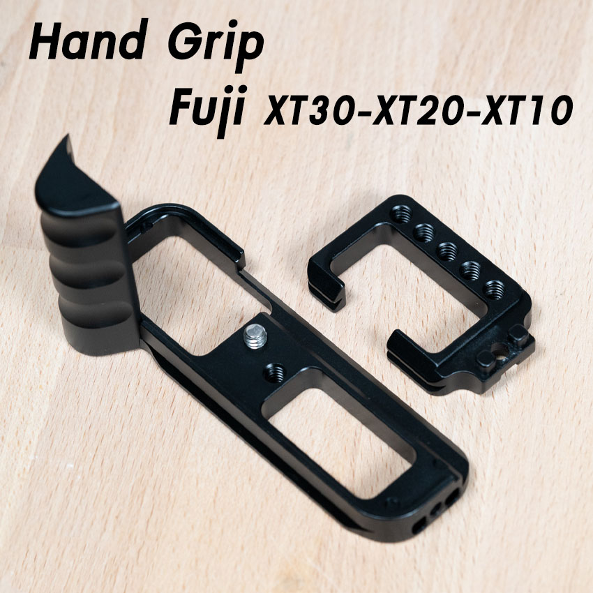 Hand Grip L-Plate สำหรับ Fuji XT30 XT20 XT10 แบบ3ร่องนิ้ว Camera Grip เพิ่มความกระชับในการจับถือ