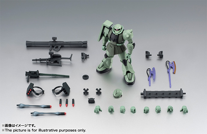 <Preorderปิดรับวันที่ 8/7/2025 มัดจำ 200 บาท THE ROBOT SPIRITS <SIDE MS> MS-06 ZAKU ver A.N.I.M.E. REISSUE