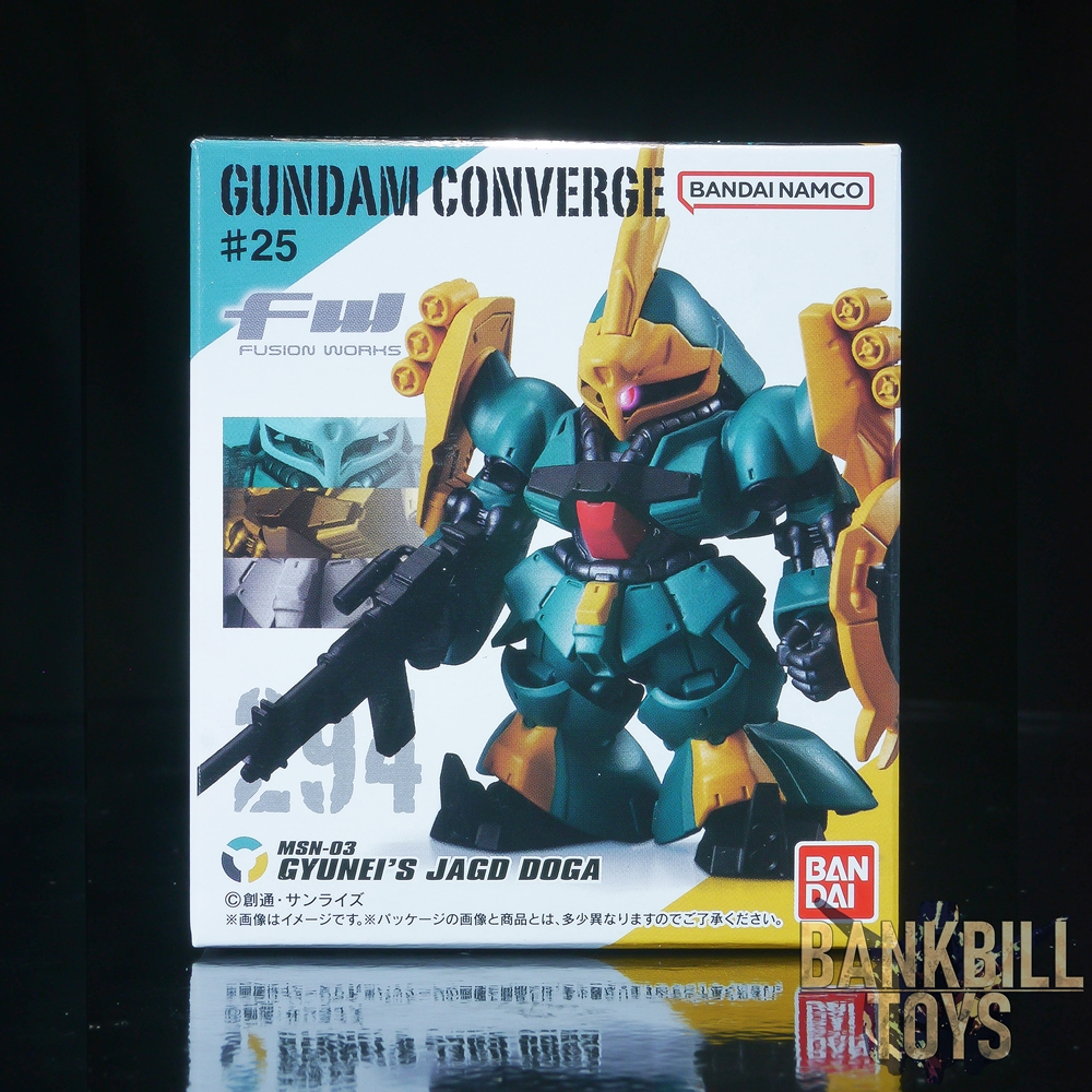 กันดั้ม Bandai Candy Toy FW Gundam Converge #25 No.294 MSN-03 Gyunei's Jagd Doga
