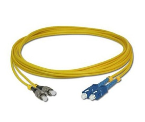 UFP968D36-03 Fiber Optic SC-FC Patch Cord OS2 9/125 μm, Duplex Single-mode, (3.0 mm Jacket)/UPC-APC, Lengths 3 m.