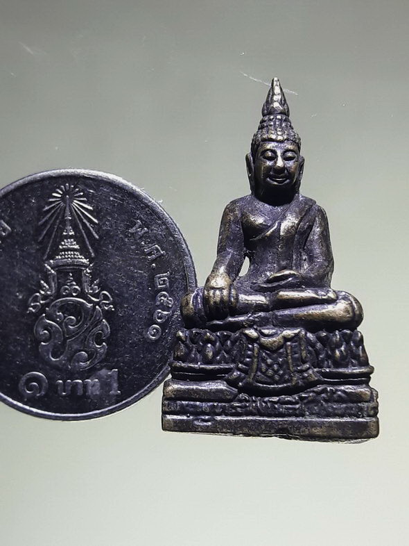 รหัสสินค้า พระกริ่ง พระหล่อ 907 รูปหล่อพระพุทธมิ่งโมลีไพรีพินาศ วัดนันทวัน ตำบลหนองช้างคอก อำเภอเมือง จังหวัดชลบุรี