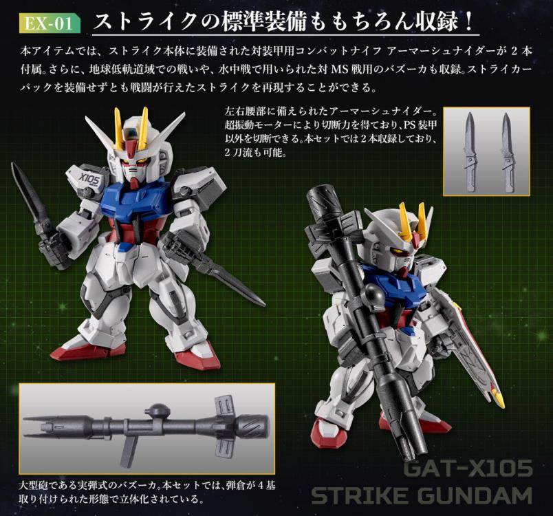<Preorderภึง 2/8/2024>เปิดรับPreorder มัดจำ 100บาท FW GUNDAM CONVERGE CORE STRIKE GUNDAM FULL WEAPON SET W/O GUM