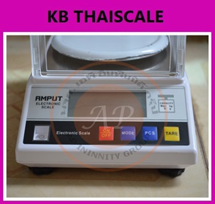 ตาชั่งดิจิตอล เครื่องชั่งดิจิตอล เครื่องชั่งแบบตั้งโต๊ะ Digital Scale 2kg ความละเอียด 0.01g ทศนิยม 2 ตำแหน่ง ยี่ห้อ AMPUT