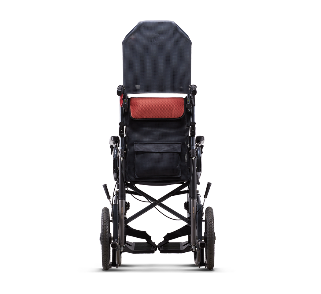 รถเข็นปรับเอน อลูมินัมอัลลอยด์ KARMA รุ่น VIP 515 (WheelChair KARMA VIP 515) ช่วยกระจายแรงกดทับขณะนั่ง แถมสายคาดรัดลำตัวกันตกจากวีลแชร์ ของแท้ รับประกันศูนย์ไทย 5 ปี