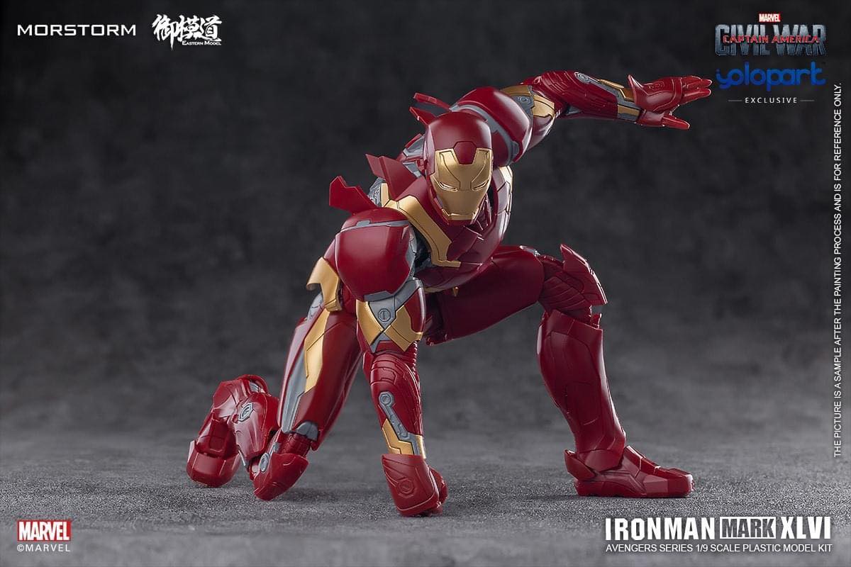 <Preorderถึง29/3/2021> 🔔เปิดรับPreorder มัดจำ 300 บาท 1/9 Ironman MK 46 โมเดลประกอบ