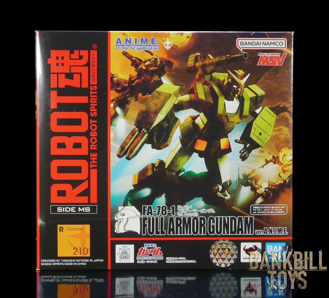 กันดั้ม Bandai Spirits The Robot Spirits <SIDE MS> R-210 FA-78-1 Full Armor Gundam Ver.A.N.I.M.E.