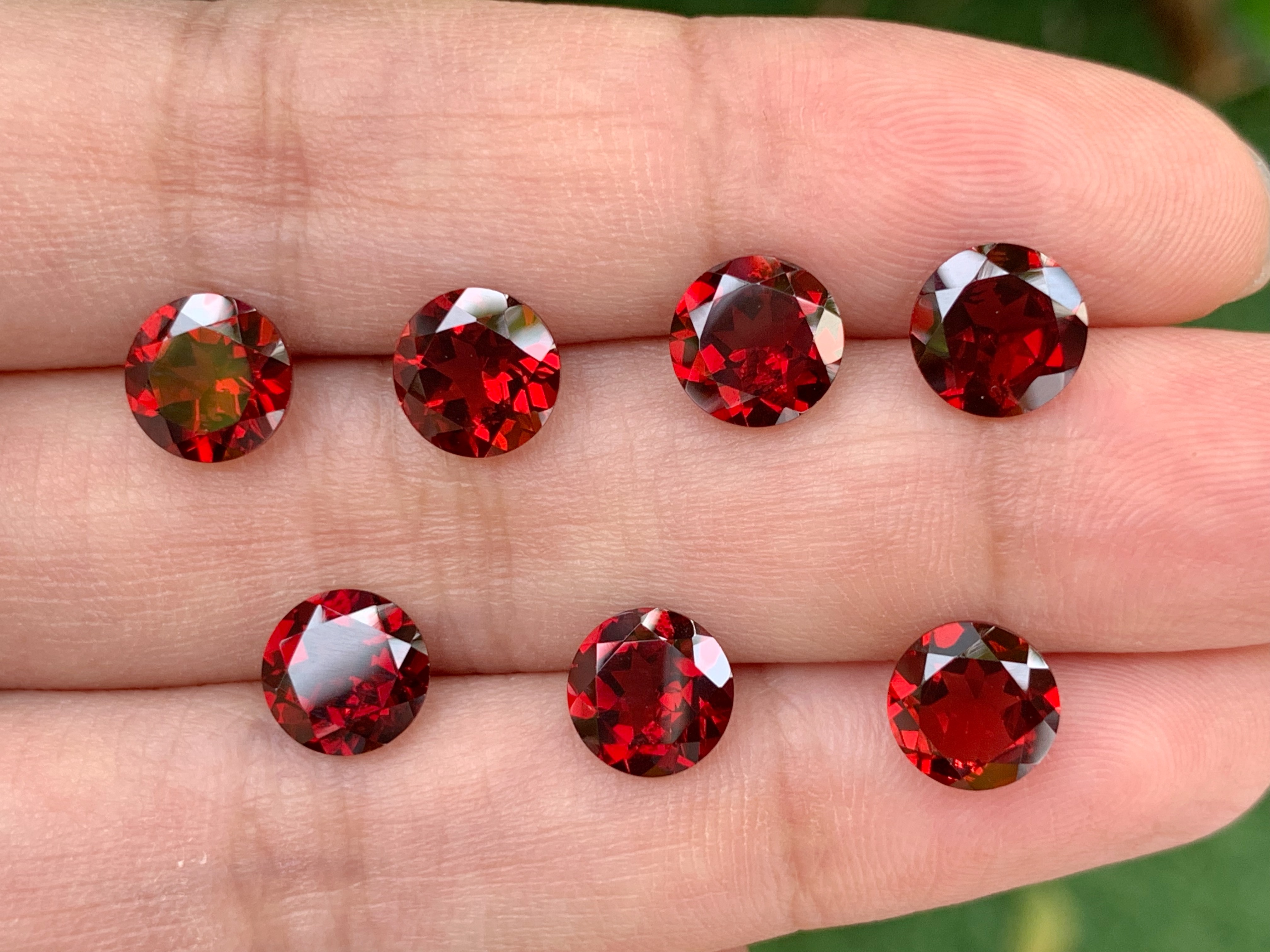 โกเมนกลม 7.5 มม. 1 เม็ด