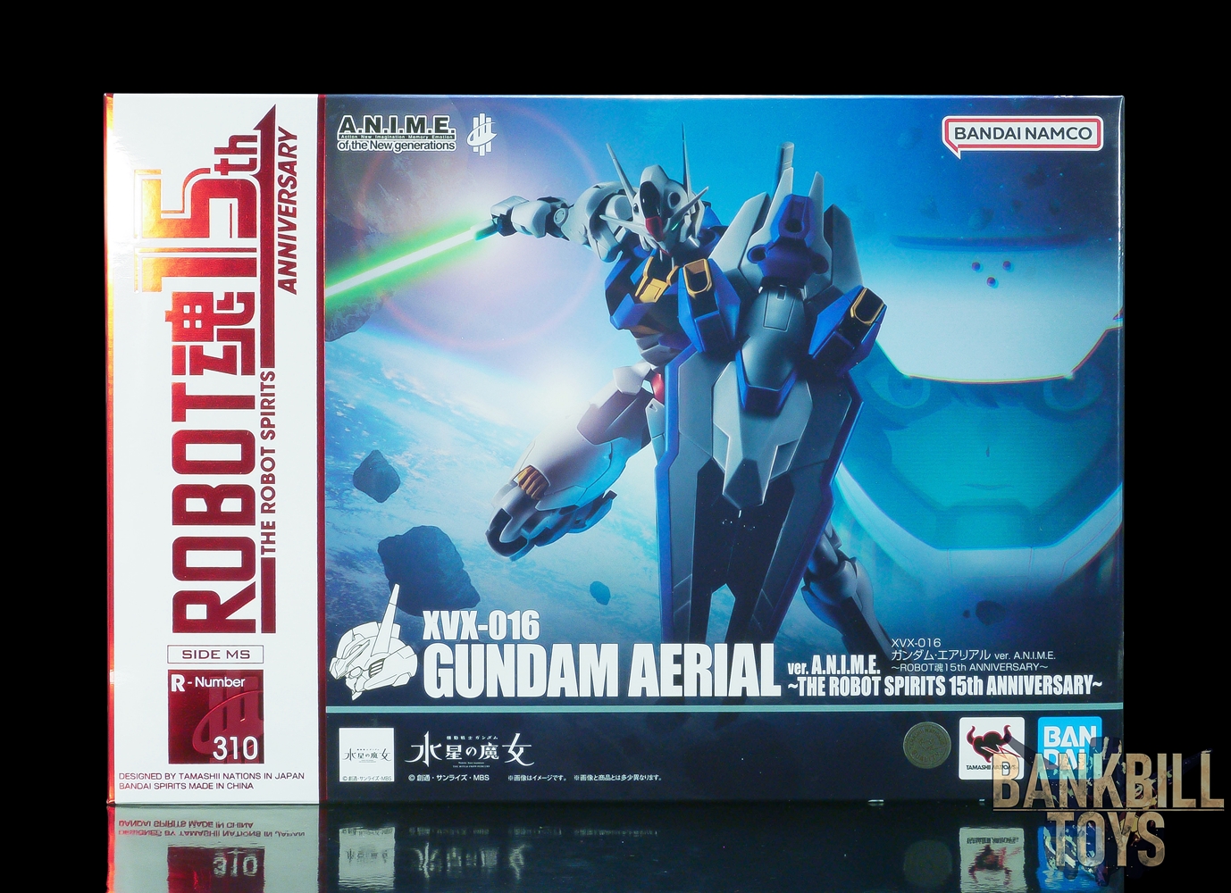 กันดั้ม Bandai Spirits The Robot Spirits <SIDE MS> R-310 XVX-016 Gundam Aerial Ver. A.N.I.M.E. ～The Robot Spirits 15th Anniversary～