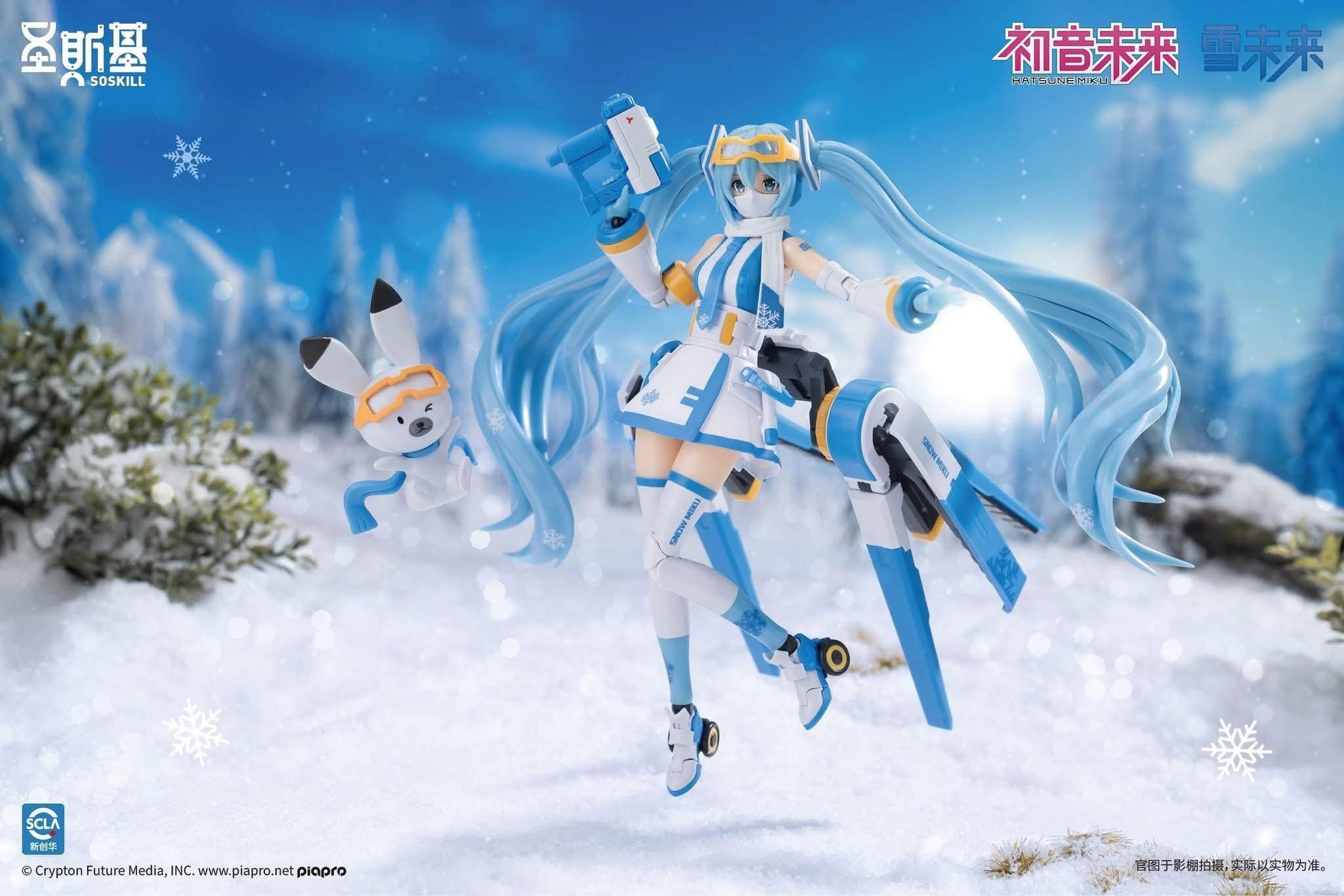 <Preorderถึง 13/7/2025>เปิดรับPreorder มัดจำ 100 บาท โมจีน 1/12 Snow Miku Freezing Point Echo