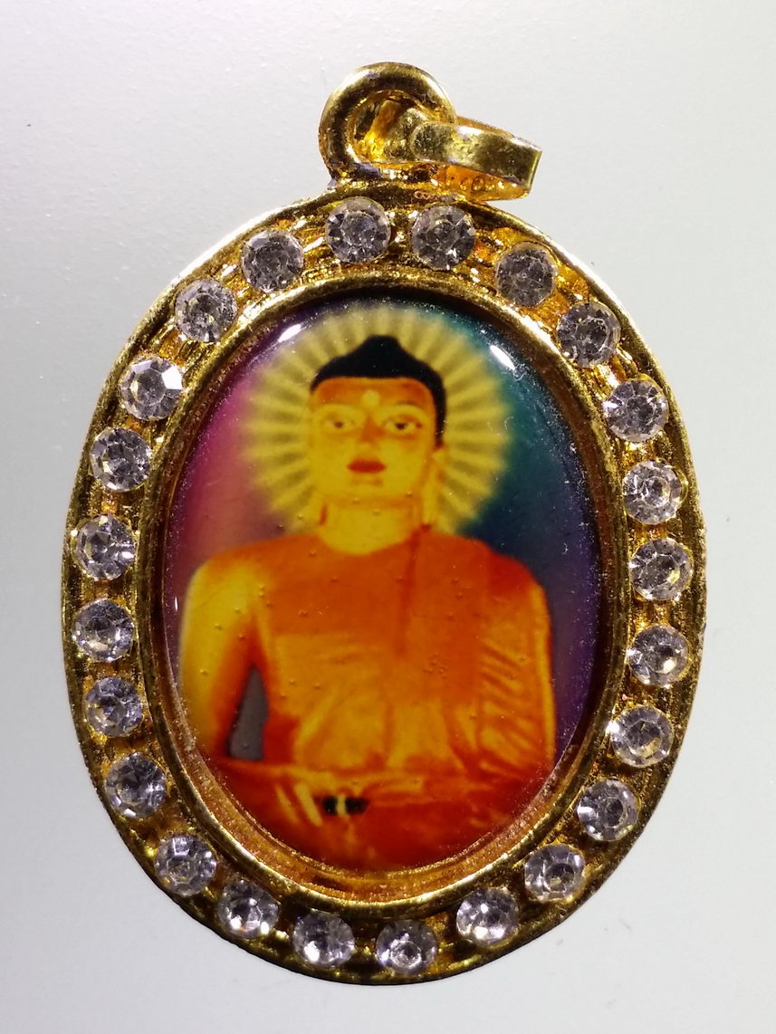 Antig LSD 2177 ล็อกเก็ตพระพุทธเมตตา หลังเจดีย์พุทธคยา ประเทศอินเดีย