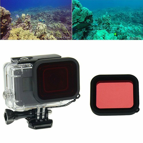 GoPro 7 / 6 / 5 Waterpoof Housing Case เคสกันน้ำ แถมฟรีฟิลเตอร์แดง และทุ่นลอยน้ำ