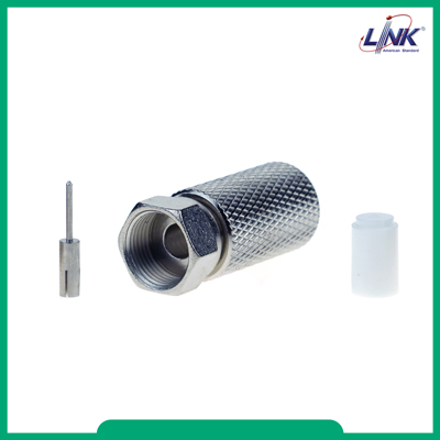UC-0082 F-Type CONNECTOR for RG 11, TWIST Type ใช้มือบิดได้
