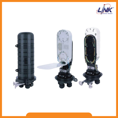 UF-3029A 96 Core Fiber Optic Splice Closure, Dome Type (Verical) with 4 Tray (24F)