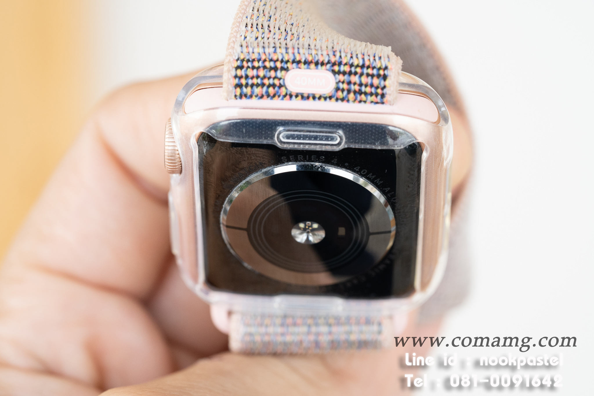เคสซีลีโคนปิดหน้า Apple watch แบบซีลีโคนใสนิ่ม
