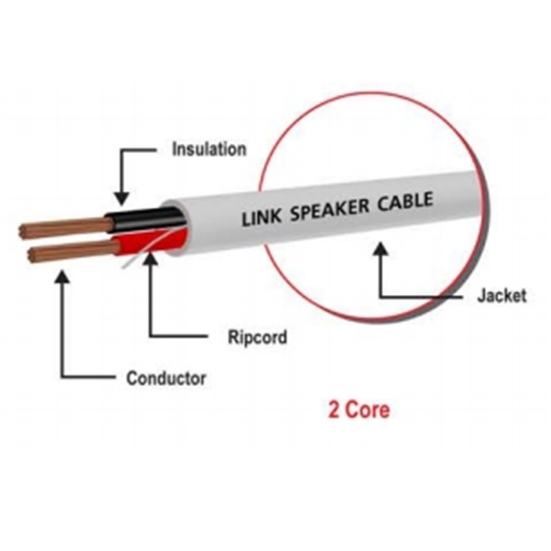 CB-0518W SPEAKER 2C, 18 AWG, 42-Strand, White, CL 2 100 M / Spool*