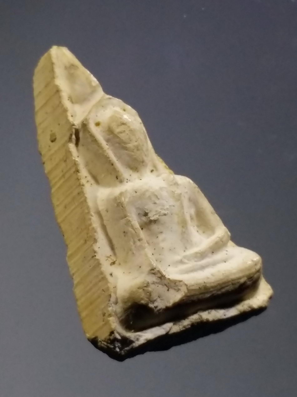 รหัสสินค้า พระมีกล่อง 3742 พระนางพญามหาเศรษฐี วัดเจ้าอาม กรุงเทพฯ ผสมไม้ช่อฟ้าวัดระฆัง