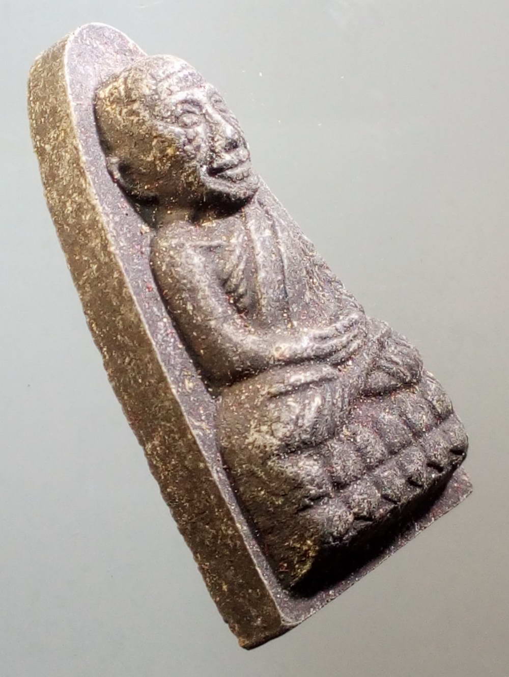 รหัสสินค้า หลวงปู่ทวด วัดต่างๆ 205 หลวงปู่ทวด หลังพระบรมธาตุนครศรีธรรมราช รุ่นเสาร์ 5 เตารีดหัวมน พิมพ์ใหญ่