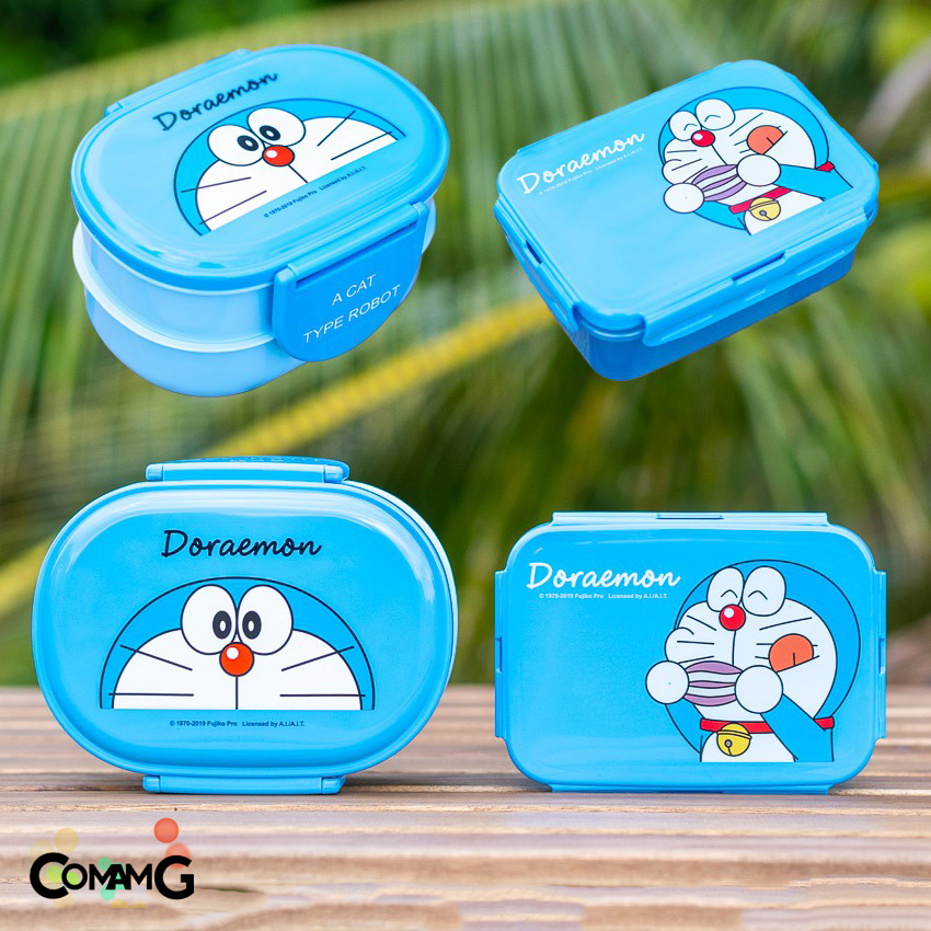 กล่องข้าวเด็ก ลายโดราเอมอน Doraemon กล่องใส่อาหาร ลิขสิทธิ์แท้100%
