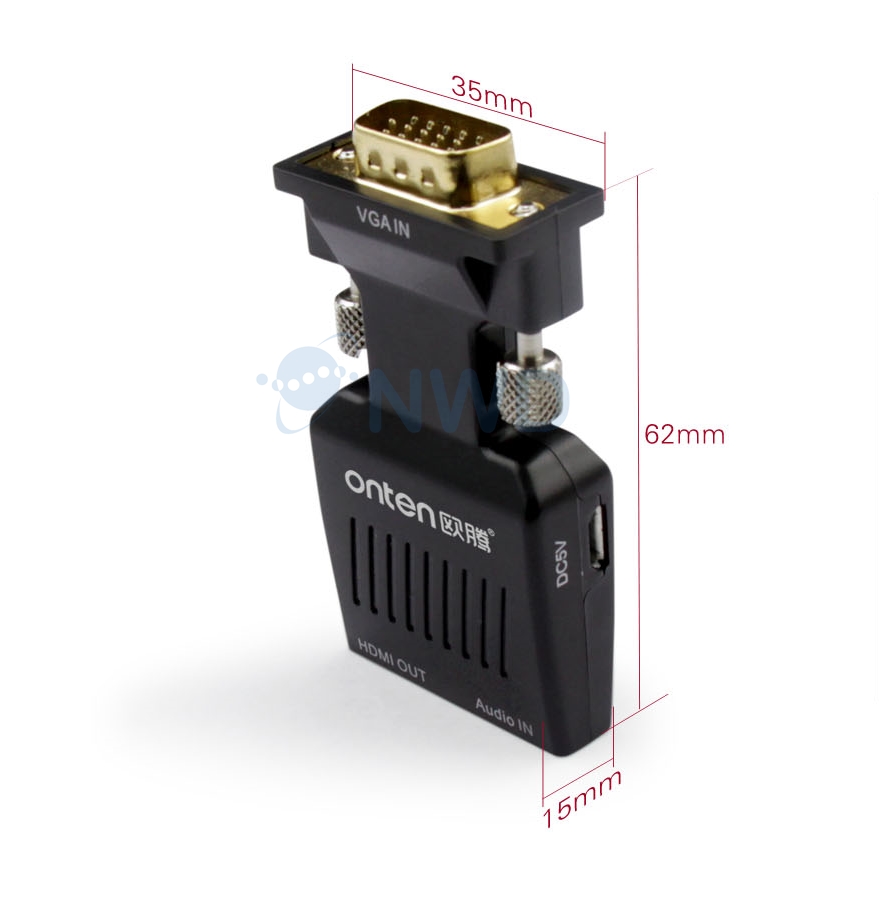 ตัวแปลงสัญญาณ OTN รุ่น 7508 (VGA to HDMI Video Adapter)