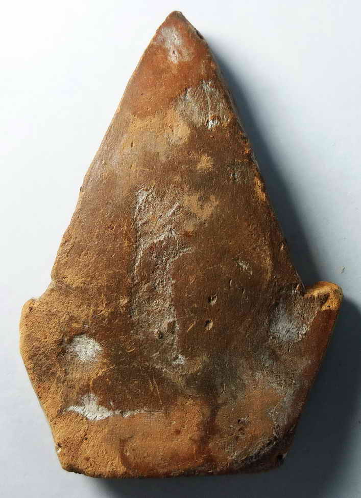 รหัสสินค้า พระกรุ 016 พระพุทธชินราชเนื้อดิน กรุบึงสามพัน จ.อุตรดิตถ์ สภาพใช้ ( ตัดชิดประภามณฑล )