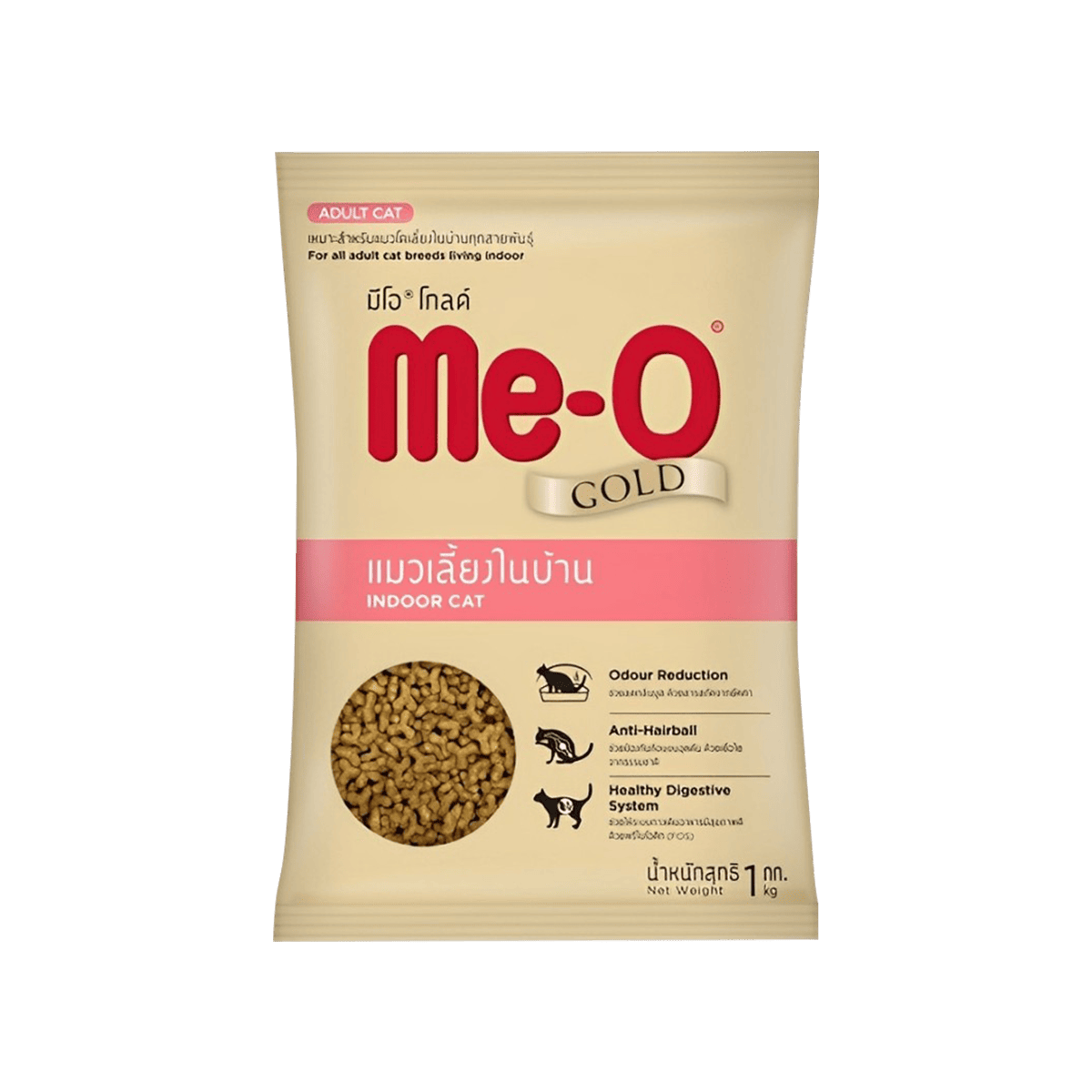 Me-O Gold มีโอโกลด์ อาหารแมวมีโอกระสอบ ถุง 1 กิโล