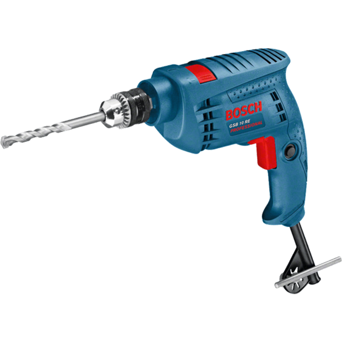 BOSCH สว่านกระแทก 3 หุน 500 วัตต์ (ซ้าย-ขวา) ชุด GSB 10 RE