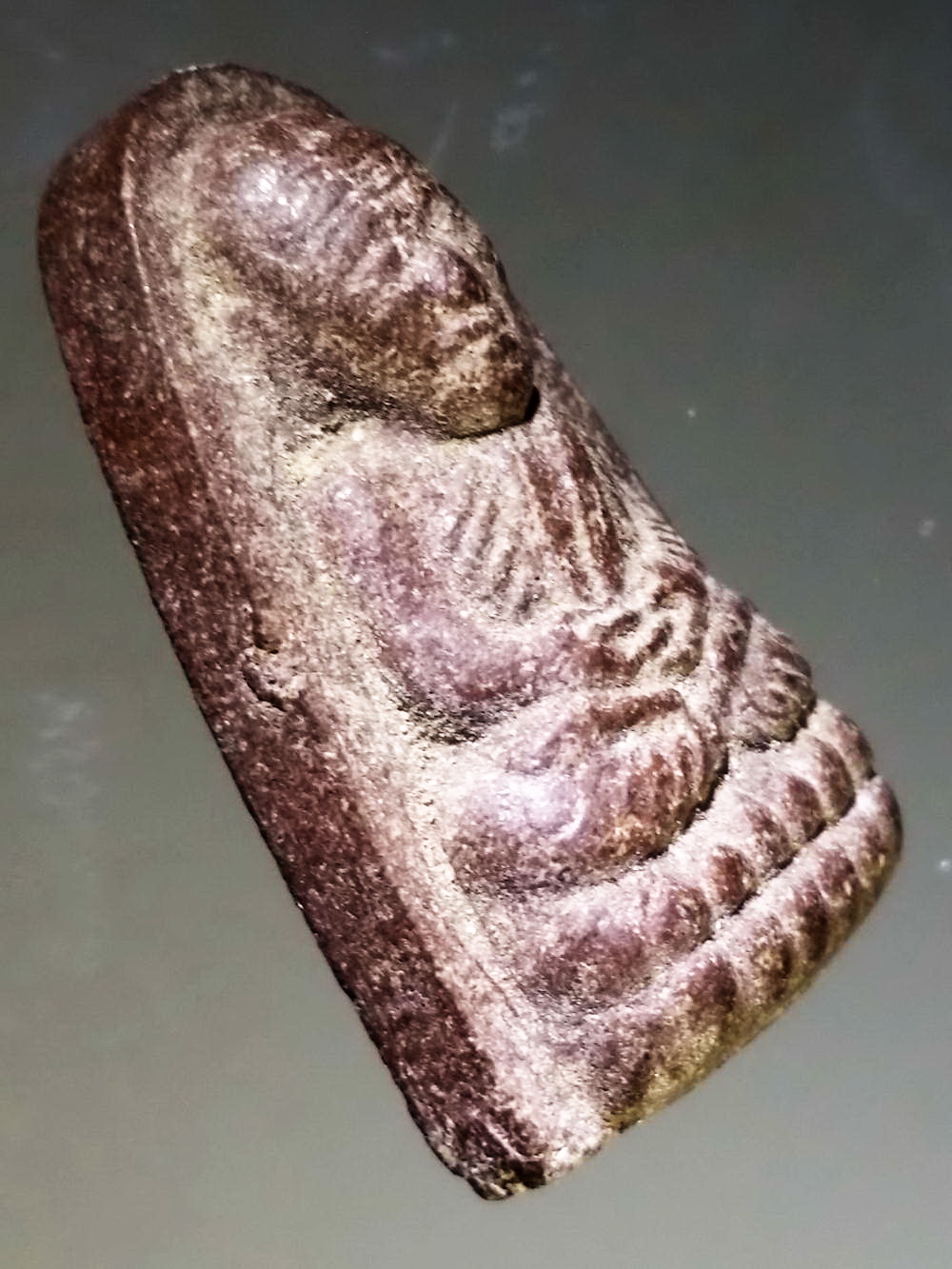 รหัสสินค้า หลวงปู่ทวด วัดต่างๆ 256 หลวงปู่ทวด เนื้อว่านสีน้ำตาล ผสมแร่เหล็กน้ำพี้ ไม่ทราบวัดที่สร้าง