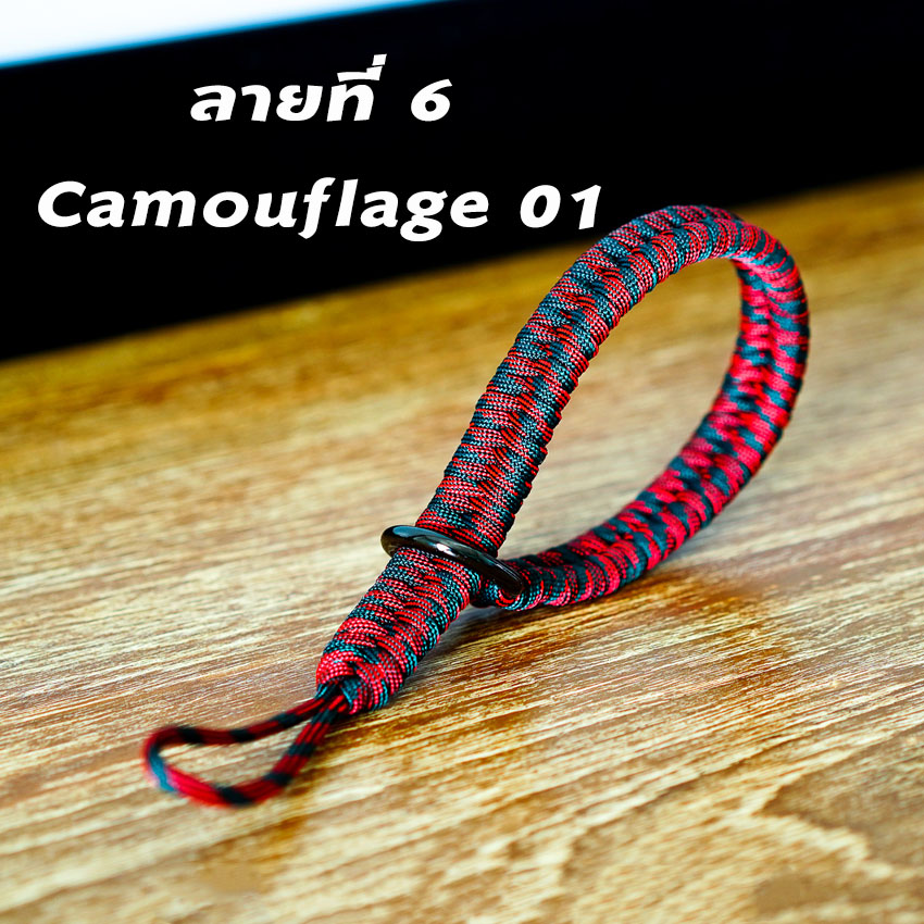 สายคล้องกล้อง คล้องมือ แบบเชือกถัก สายรัดข้อมือ