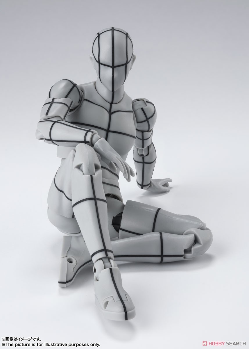 เปิดรับPreorder มัดจำ 300 บาท S.H.Figuarts Body-kun -Wire Frame- (Gray Color Ver.) (PVC Figure)