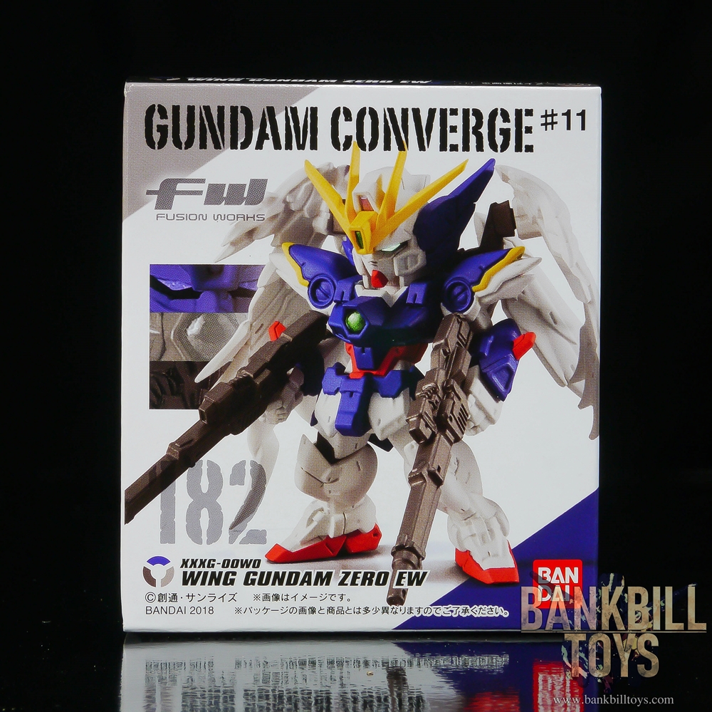 กันดั้ม Bandai Candy Toy FW Gundam Converge #11 No.182 XXXG-00W0 Wing Gundam Zero [Endless Waltz Ver.]