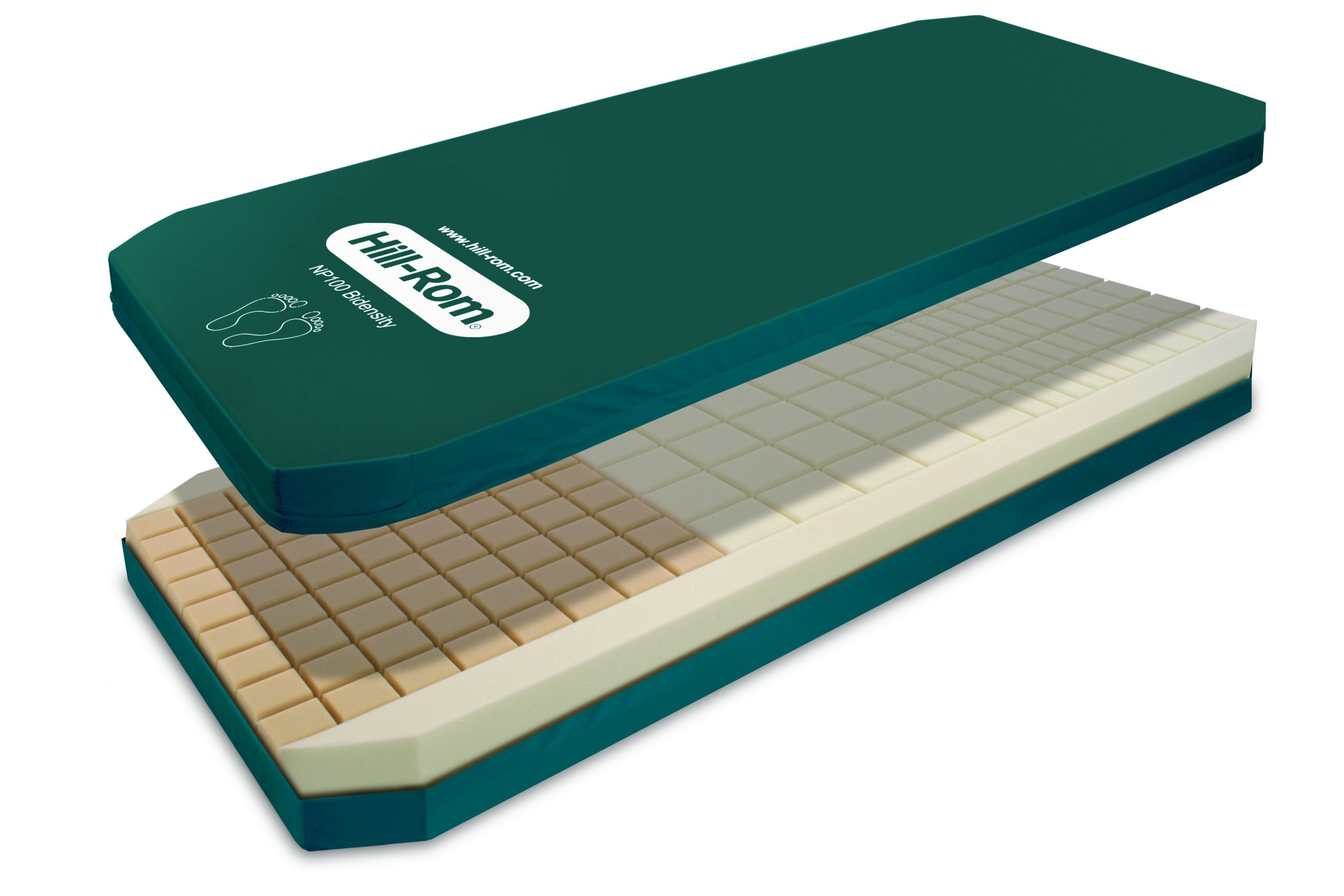 ที่นอนโฟมป้องกันแผลกดทับ แบรนด์ Hill-Rom รุ่น NP100 ผลิตภัณฑ์ Hill-Rom แบรนด์จากประเทศสหรัฐอเมริกา (USA) สินค้ารับประกันชั้นโฟม 5 ปี