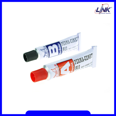 UF-2826 A/B FAST EPOXY GLUE กาวหลอดผสม 2หลอดแห้งเร็ว