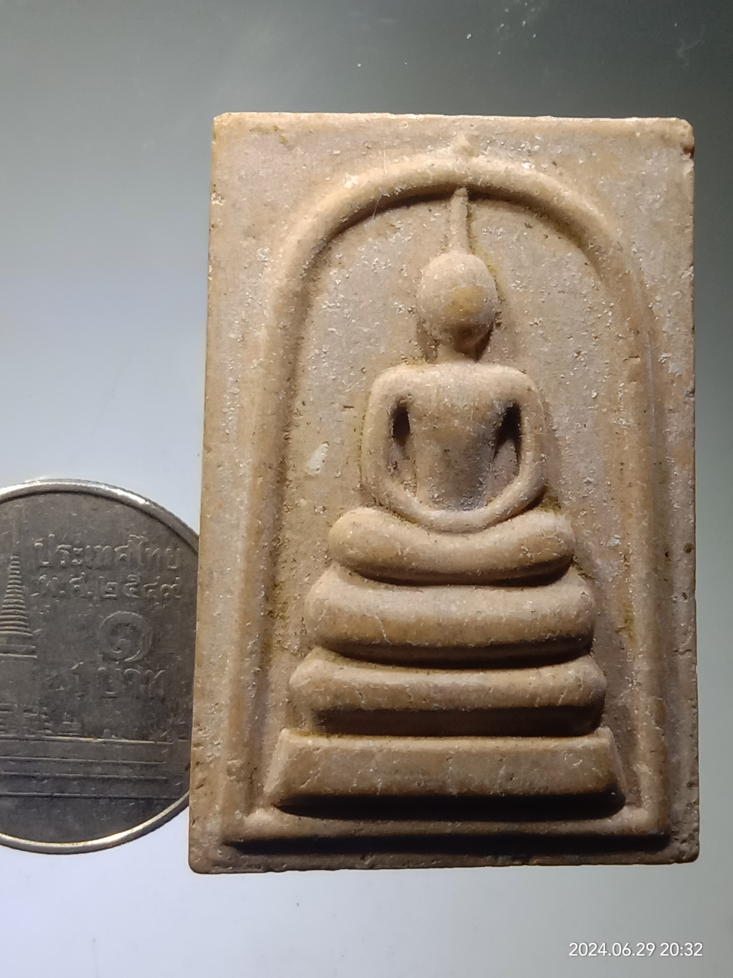 รหัสสินค้า พระสมเด็จ วัดต่างๆ 001 สมเด็จเกศทะลุซุ้ม หลัง พระพุฒาจารย์ (โต พรหมรังสี) วัดระฆัง 2554 พระธรรมธีรราชมหามุนี จัดสร้าง.รุ่นผงพระอุโบสถ