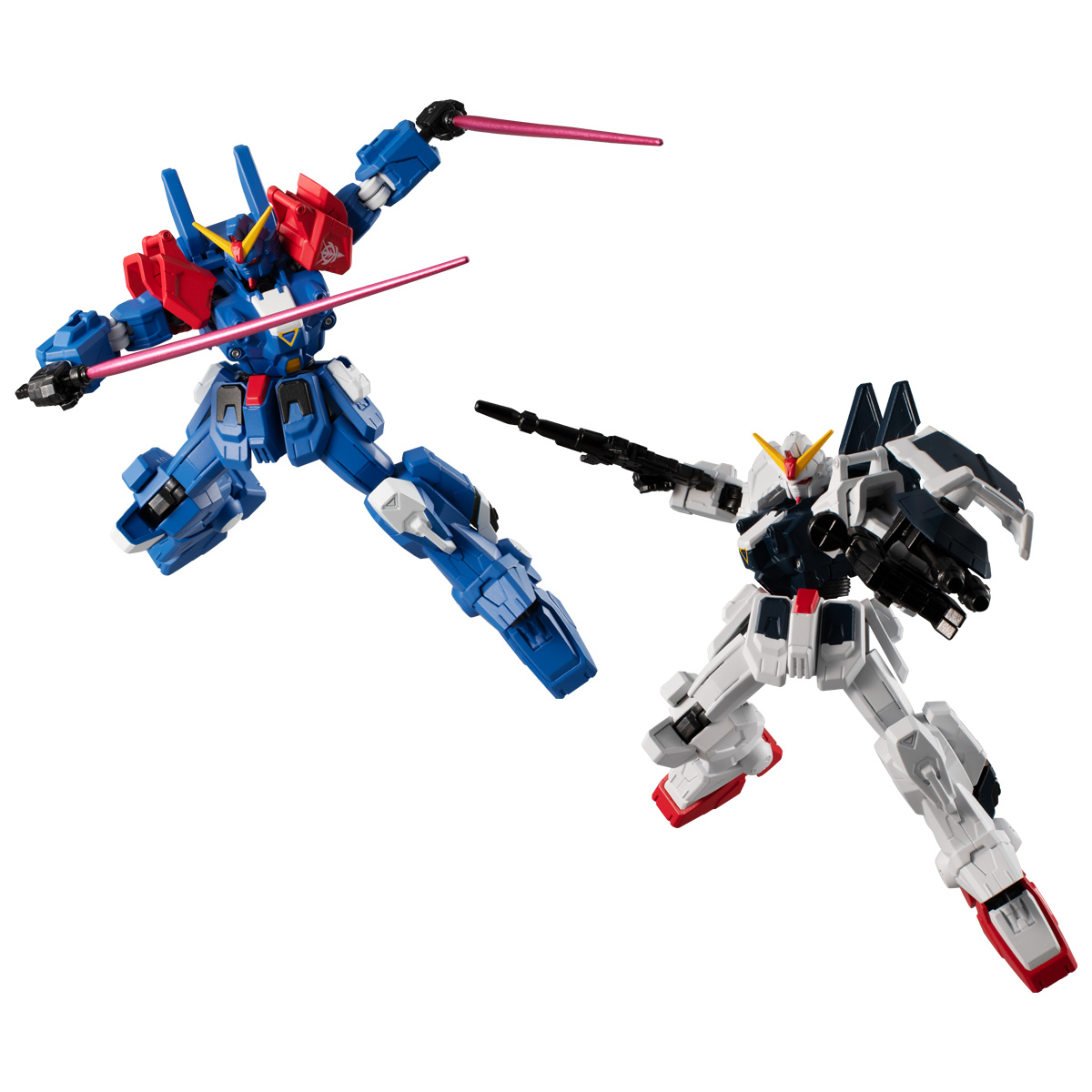 กันดั้ม Bandai Candy Toy Mobile Suit Gundam G Frame EX04 RX-79BD-2 Blue Destiny Unit 2 & RX-79BD-3 Blue Destiny Unit 3 Set