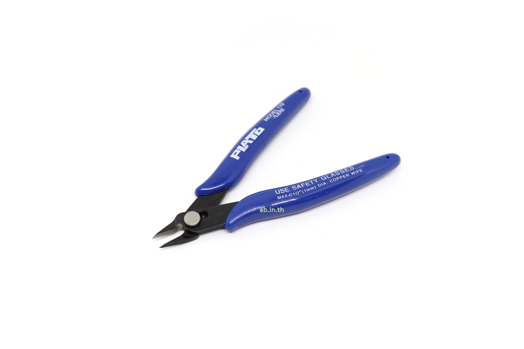 คีมตัด PLATO 170 Flush Shear Cutter MAX 040" (1mm) Diameter Copper Wire Flush, 5-1/8"