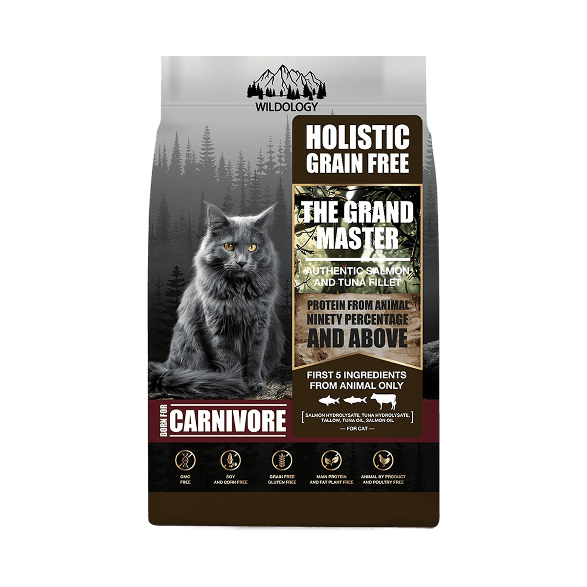 WILDOLOGY อาหารแมวแบบเม็ด เกรด Holistic Grain Free สำหรับแมวทุกช่วงวัย ขนาด 1.5 กิโลกรัม