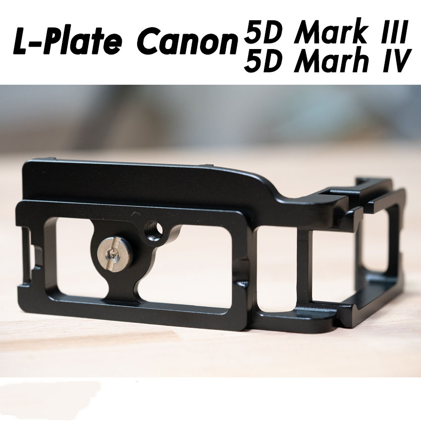L-Plate Canon 5D mark III / 5D mark IV Camera Grip กันกระแทก และยึดอุปกรณ์